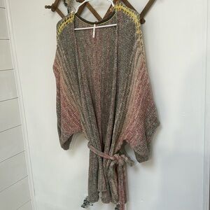 Free People Wrap Tie Cardigan